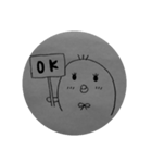 鉛筆ヒヨコ風文字（個別スタンプ：7）