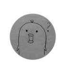 鉛筆ヒヨコ風文字（個別スタンプ：9）