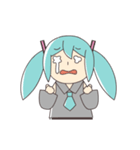 初音ミクのアニメーションスタンプ（個別スタンプ：7）