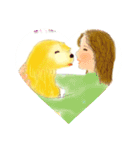 マウスで描いた絵のスタンプ（個別スタンプ：3）