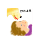 マウスで描いた絵のスタンプ（個別スタンプ：12）