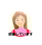 マウスで描いた絵のスタンプ（個別スタンプ：17）