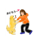 マウスで描いた絵のスタンプ（個別スタンプ：24）