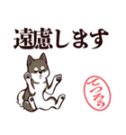 黒柴てつろう（デカ文字・敬語）（個別スタンプ：29）