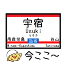 九州 指宿枕崎線 気軽に今この駅！からまる（個別スタンプ：4）