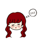 赤毛少女（個別スタンプ：8）