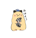 もちもちハムちゃん 日常（個別スタンプ：9）