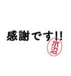 「水沼」はんこde敬語丁寧語（個別スタンプ：6）