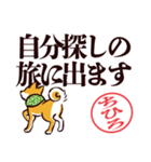 柴犬ちひろ（デカ文字・敬語）（個別スタンプ：37）