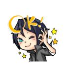 あくまくん 日常会話編（個別スタンプ：3）