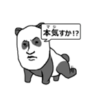 静かなるパンダ（個別スタンプ：16）