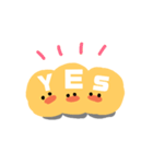 もちもちヒヨコ（個別スタンプ：6）
