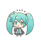 初音ミクとユキネのプチスタンプ（個別スタンプ：6）