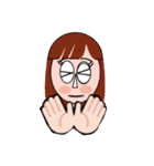 庶務の大山さん（個別スタンプ：1）