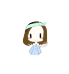 しせいがぶれない少女ちゃん（個別スタンプ：1）
