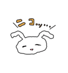 気弱なうさぎ（個別スタンプ：3）