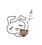 気弱なうさぎ（個別スタンプ：4）