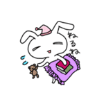 気弱なうさぎ（個別スタンプ：9）