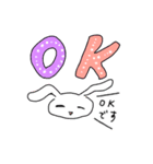 気弱なうさぎ（個別スタンプ：16）