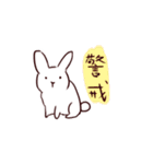 ストロボうさぎ（個別スタンプ：34）