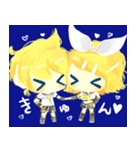 鏡音リンと鏡音レンのスタンプ（個別スタンプ：3）