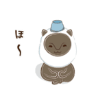 くろねこ(冬)（個別スタンプ：22）