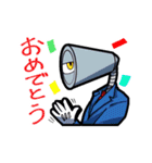 異形頭と人外と少女（個別スタンプ：19）