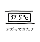 病気になったよ（個別スタンプ：3）