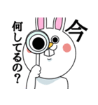謎ウサギ（個別スタンプ：6）