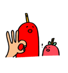 レッド ウインナー おくぱ（個別スタンプ：10）