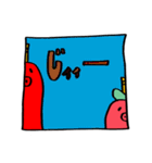 レッド ウインナー おくぱ（個別スタンプ：18）