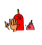 レッド ウインナー おくぱ（個別スタンプ：36）