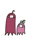 レッド ウインナー おくぱ（個別スタンプ：37）