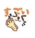 ＊顔文字ーでか文字冬テイスト（日常編）＊（個別スタンプ：25）