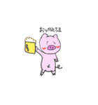 可愛い子ぶたちゃんスタンプ（個別スタンプ：1）