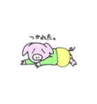 可愛い子ぶたちゃんスタンプ（個別スタンプ：3）