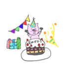 可愛い子ぶたちゃんスタンプ（個別スタンプ：15）