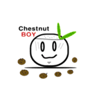 chestnut boy bam bam（個別スタンプ：1）