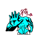 耳が腕アニマルの日常〜ぞうさん編〜（個別スタンプ：24）