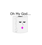 トイレットペーパーさん1（個別スタンプ：6）