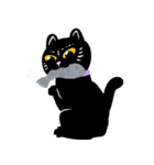 NEKOTIVE～不機嫌な黒猫Rumble～（個別スタンプ：10）
