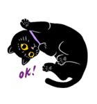 NEKOTIVE～不機嫌な黒猫Rumble～（個別スタンプ：19）
