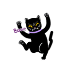 NEKOTIVE～不機嫌な黒猫Rumble～（個別スタンプ：21）