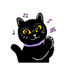 NEKOTIVE～不機嫌な黒猫Rumble～（個別スタンプ：22）