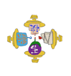 ナスソースのおめでとう（個別スタンプ：9）