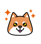 柴犬顔文字スタンプ（個別スタンプ：5）