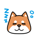柴犬顔文字スタンプ（個別スタンプ：6）