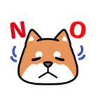 柴犬顔文字スタンプ（個別スタンプ：16）