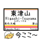 姫新線(兵庫-岡山) 気軽にこの駅！からまる（個別スタンプ：21）