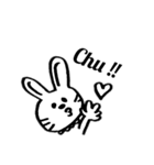 モノトーン♡くま♡うさぎ（個別スタンプ：29）